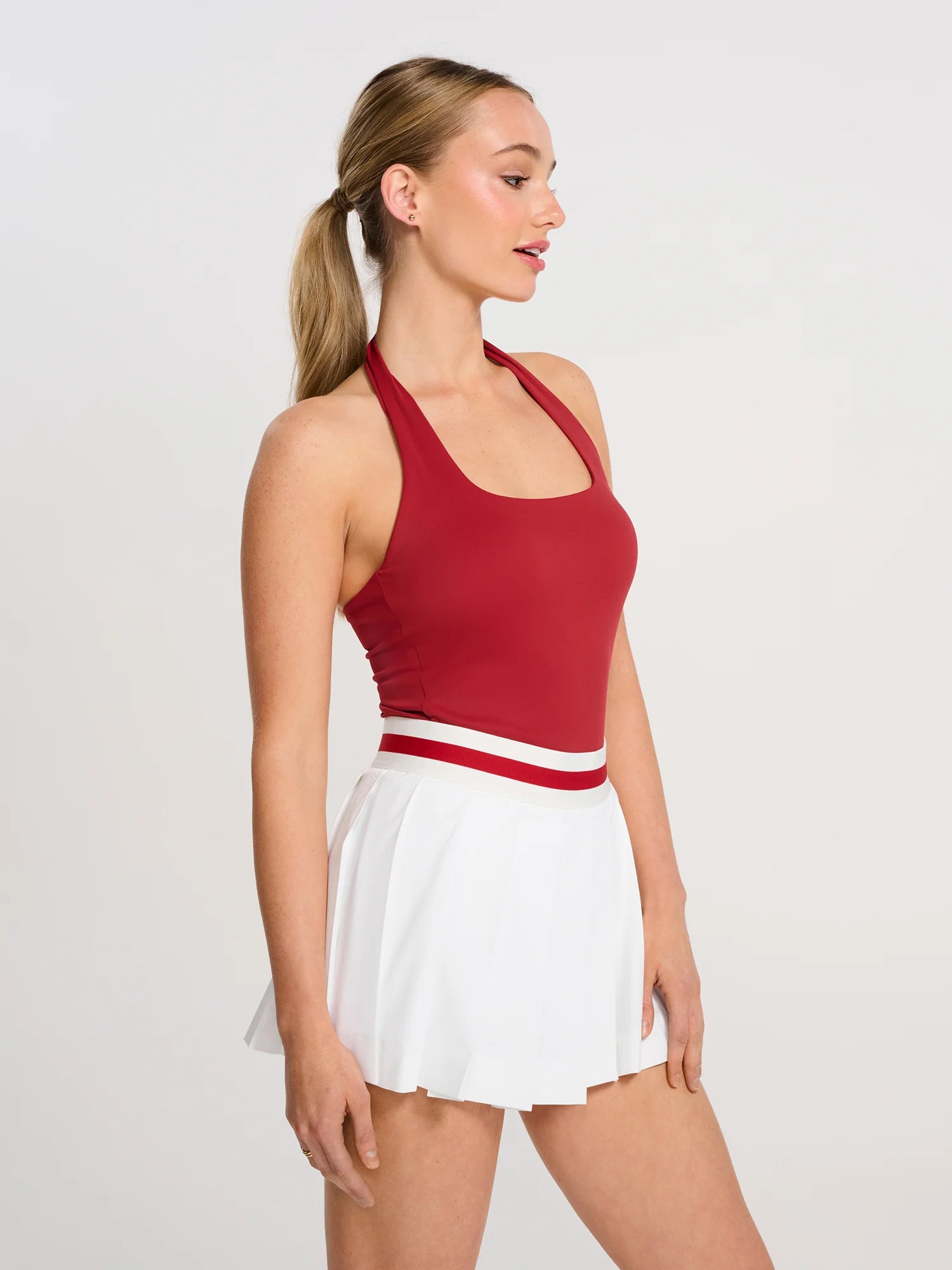 All Day Halter Top Red