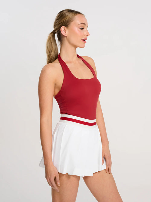 All Day Halter Top Red