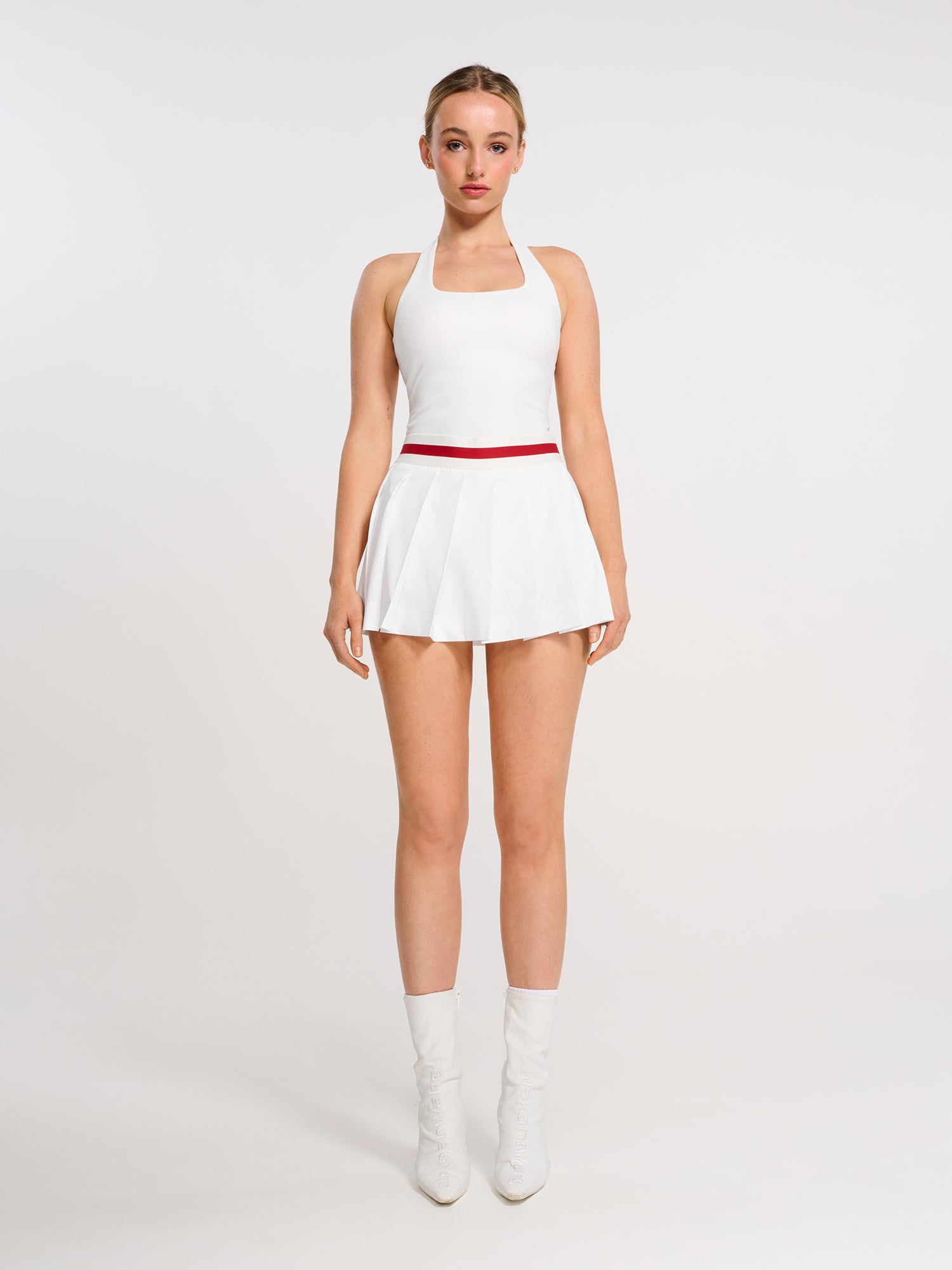 All Day Halter Top White