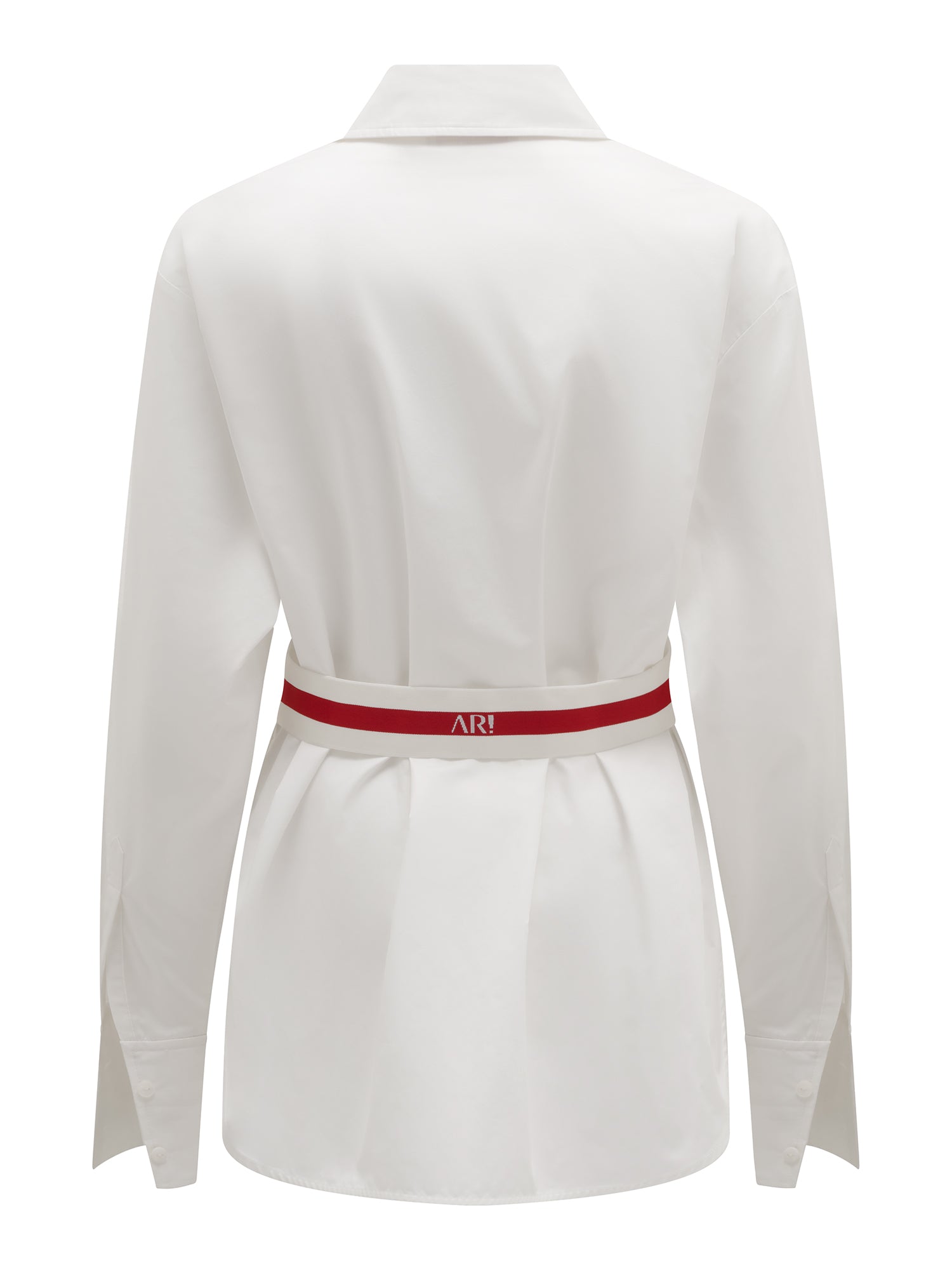 Oversized Shirt with Belt Detail
