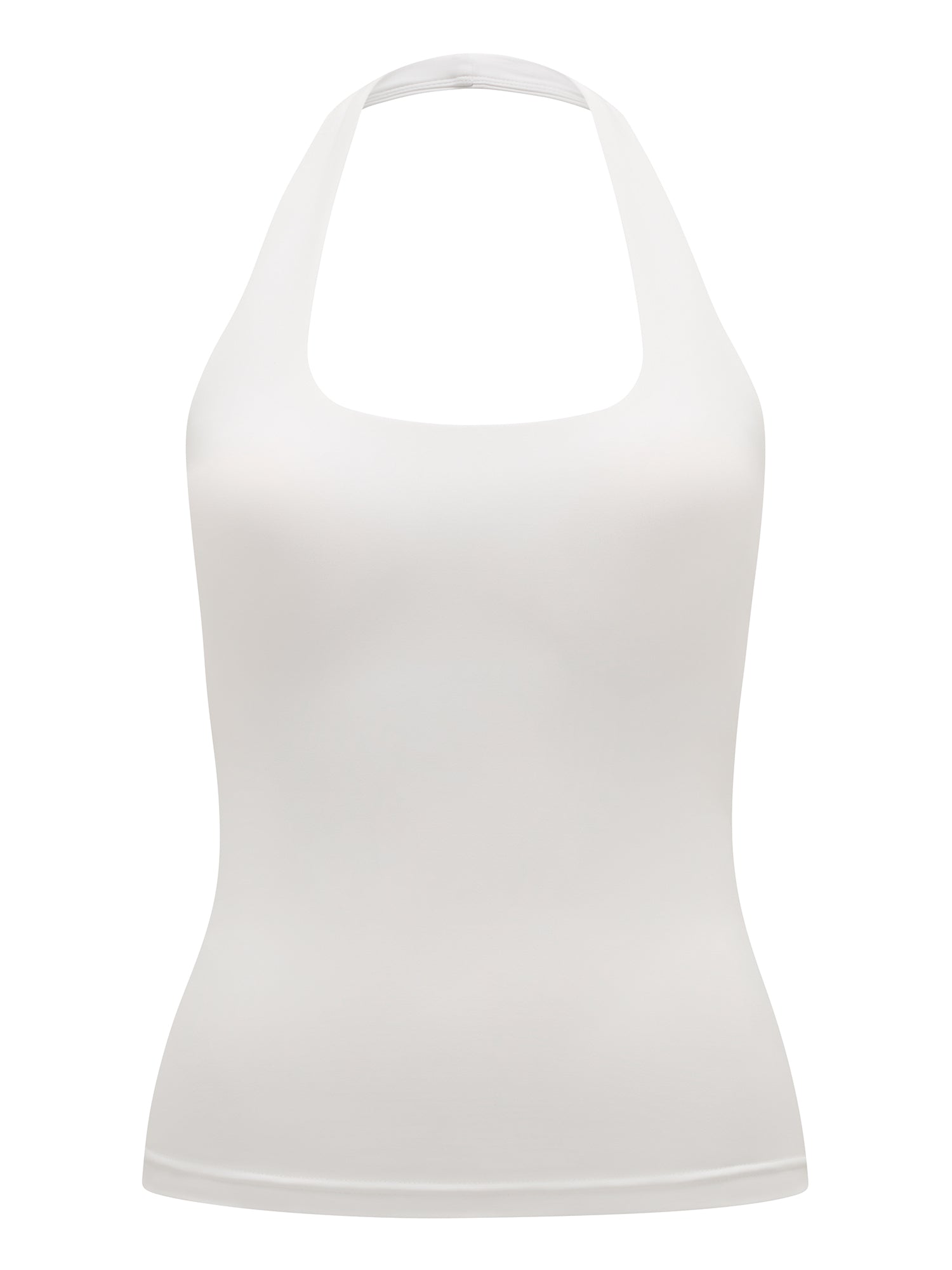 All Day Halter Top White