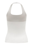 All Day Halter Top White