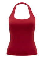 All Day Halter Top Red