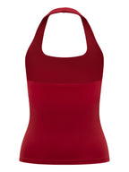 All Day Halter Top Red