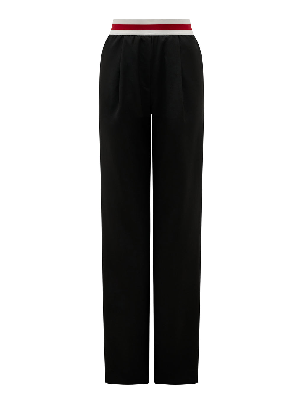 Wool Trouser with Elastic Waist Band