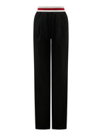 Wool Trouser with Elastic Waist Band