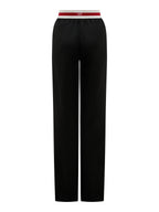 Wool Trouser with Elastic Waist Band